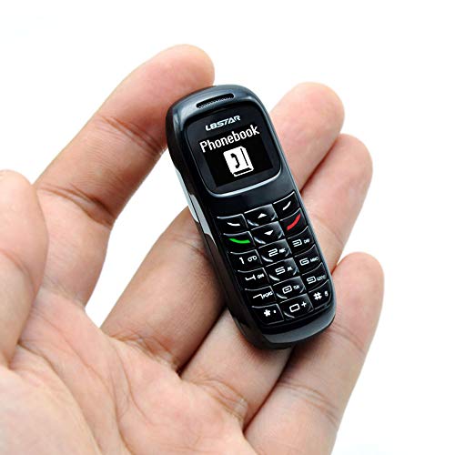 Hipipooo Mini Kleinstes Mobiltelefon BM70, Mini Wireless Dialer, Bluetooth Tiny Headset von Hipipooo