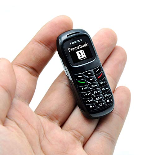 Hipipooo Mini Kleinstes Mobiltelefon BM70, Mini Wireless Dialer, Bluetooth Tiny Headset von Hipipooo