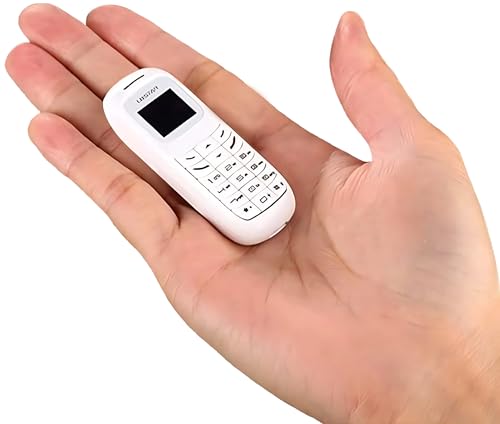 Hipipooo Mini Kleinstes Mobiltelefon BM70, Mini Wireless Dialer, Bluetooth Tiny Headset von Hipipooo
