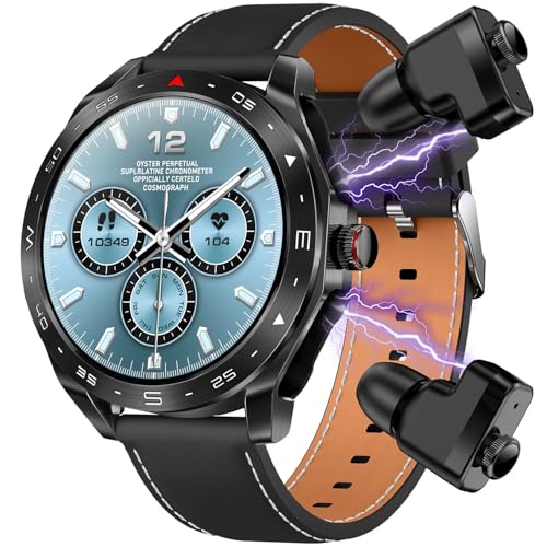 Hipipooo Smart Uhr T95 2 in 1 Bluetooth Kopfhörer HiFi Musik Ohrhörer Männer Frauen Sport Fitness Tracker Smartwatch Headset(T95-Schwarz) Hipipooo Smart Uhr T95 2 in 1 Bluetooth Kopfhörer HiFi Musik Ohrhörer Männer Frauen Sport Fitness Tracker Smartwatch Headset(T95-Schwarz) von Hipipooo