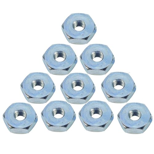 Hippotech Packung mit 10 Stück Kettenraddeckel Muttern für STIHL Kettensäge MS171 MS181 MS192T MS211 MS231 MS251 MS291 MS311 MS361 MS362 MS391 MS441 MS461 Hippotech Packung mit 10 Stück Kettenraddeckel Muttern für STIHL Kettensäge MS171 MS181 MS192T MS211 MS231 MS251 MS291 MS311 MS361 MS362 MS391 MS441 MS461 von Hippotech