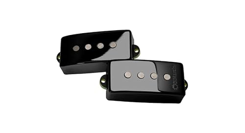 DiMarzio DP 124GB Sixties P P-Bass E-Bass Tonabnehmer, Schwarz Glänzend DiMarzio DP 124GB Sixties P P-Bass E-Bass Tonabnehmer, Schwarz Glänzend von Hipshot