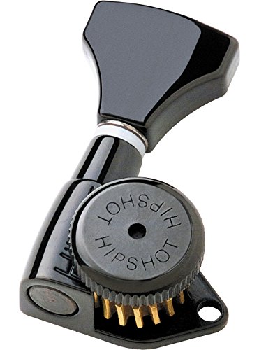 Hipshot 6GLO Grip-Lock Locking Guitar Tuning Machines 3+3 Black Hipshot 6GLO Grip-Lock Locking Guitar Tuning Machines 3+3 Black von Hipshot