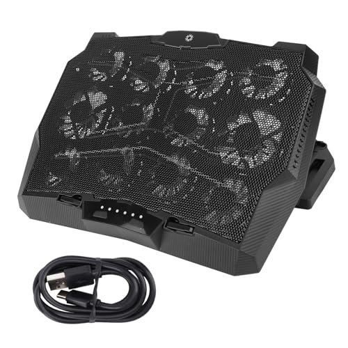 12-Fan-Laptop-Kühlkissen mit 3500 U/min-Turbo-Lüfter, 5-Stufe Height Messable USB-C-Laptop-Kühlerständer für Spiele/Büro, Typ C Powered, Leichtgewicht und Tragbar 12-Fan-Laptop-Kühlkissen mit 3500 U/min-Turbo-Lüfter, 5-Stufe Height Messable USB-C-Laptop-Kühlerständer für Spiele/Büro, Typ C Powered, Leichtgewicht und Tragbar von Hiraith
