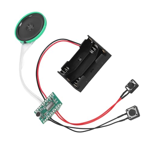 4-minütiges Sprachgrußkartenmodul mit 10-cm-Schlüsselkabel, Aufzeichnungs-Sound-Wiedergabemodul für DIY-Geburtstags- und Holiday-Karten, Clear 40-mm-Lautsprecher, Easy Recording 4-minütiges Sprachgrußkartenmodul mit 10-cm-Schlüsselkabel, Aufzeichnungs-Sound-Wiedergabemodul für DIY-Geburtstags- und Holiday-Karten, Clear 40-mm-Lautsprecher, Easy Recording von Hiraith