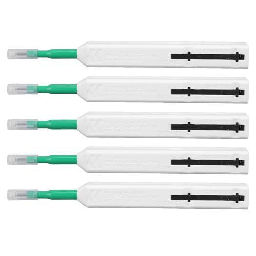 5 STück Glasfaser Stecker Reinigungs Stift über 800 Mal Glasfaser Reiniger für 2,5mm SC ST FC 5 STück Glasfaser Stecker Reinigungs Stift über 800 Mal Glasfaser Reiniger für 2,5mm SC ST FC von Hiraith