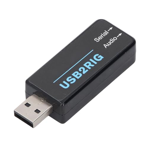 Dual 3,5 Mm Bis USB -Soundadapter, Kompakte Externe Soundkarte mit PTT -Steuerung für Funkgeräte, Unterstützt FT8/JT65/PSK -Digitalmodi, Plug & Play USB Audio Interface Adapter Dual 3,5 Mm Bis USB -Soundadapter, Kompakte Externe Soundkarte mit PTT -Steuerung für Funkgeräte, Unterstützt FT8/JT65/PSK -Digitalmodi, Plug & Play USB Audio Interface Adapter von Hiraith