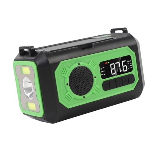 Emergency Radio 12000mAh Hand Kurbel Solar Batterie mit Tragbarem AM FM NOAA Wetterradio mit SOS, Power Bank, Taschenlampe für Camping, Wandern, Outdoor -Abenteuer Emergency Radio 12000mAh Hand Kurbel Solar Batterie mit Tragbarem AM FM NOAA Wetterradio mit SOS, Power Bank, Taschenlampe für Camping, Wandern, Outdoor -Abenteuer von Hiraith