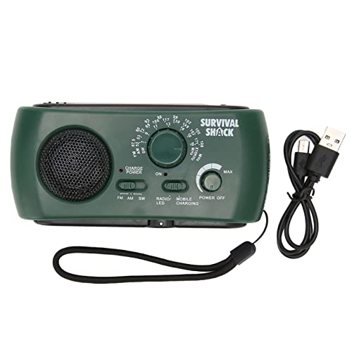 Handkurbel Radio für Notfall, Tragbares Radio mit Solarpanel, USB -Ladevorgang, Taschenlampe, AM/FM/SW, Geeignet für Outdoor -Aktivitäten, ABS -Material Handkurbel Radio für Notfall, Tragbares Radio mit Solarpanel, USB -Ladevorgang, Taschenlampe, AM/FM/SW, Geeignet für Outdoor -Aktivitäten, ABS -Material von Hiraith