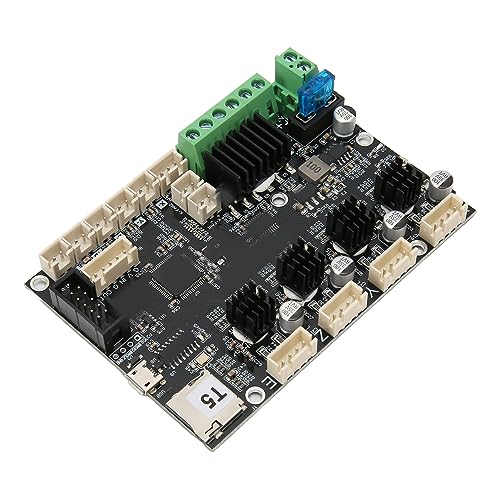 Hiraith 3D-Drucker Silent Board, Silent Mainboard Vorinstallierter Bootloader Eingang 24V Ausgang 12V Firmware V0.0.6 Zum Drucken von Hiraith