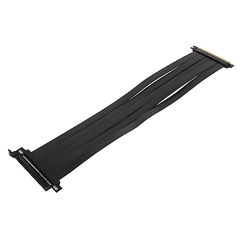 Hiraith Grafikkarten-Extender, 64 GB/s PCIE 4.0 X16 Extender, Verlustfreies Signal, Ultraweich, Faltbar, Rechtwinklig für den Desktop (50cm) von Hiraith