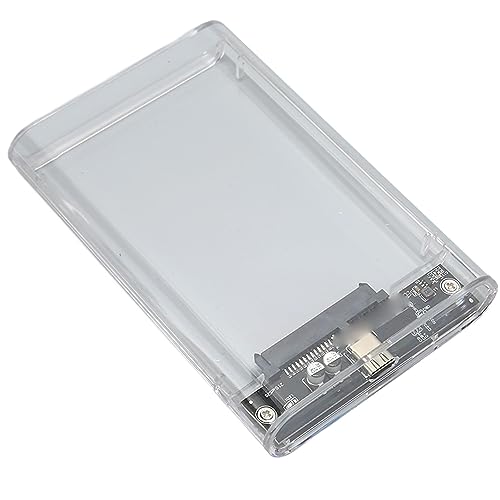 Hiraith USB 3.1-zu-Festplattengehäuse, Transparentes PC-Plug-and-Play-10-Gbit/s-Hot-Swap-Festplattengehäuse für Laptop von Hiraith