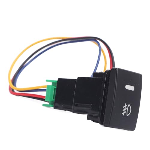 Nebellicht -Druckknopfschalter, Wasserdichter Ersatzschalter für LED -Hintergrundindikator Licht, Multifunktional und Robust, ABS -Material, Schwarz Nebellicht -Druckknopfschalter, Wasserdichter Ersatzschalter für LED -Hintergrundindikator Licht, Multifunktional und Robust, ABS -Material, Schwarz von Hiraith