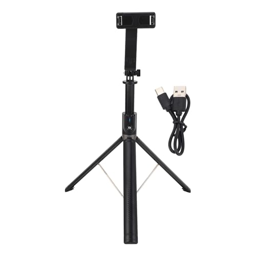 Selfie -Stick -Stativ mit 2 LED -Leuchten - 360 ° Rotierend und Bis 63 - Drahtlose Fernbedienung, Aluminiumlegierung für Live -Streaming/Vlogging Selfie -Stick -Stativ mit 2 LED -Leuchten - 360 ° Rotierend und Bis 63 - Drahtlose Fernbedienung, Aluminiumlegierung für Live -Streaming/Vlogging von Hiraith