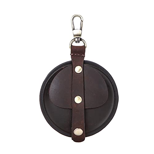 Hiram Echtleder-Kopfhörer-Etui, geeignet für Galaxy Buds Live, Tragbares Gehäuse mit hoher Kapazität von Hiram