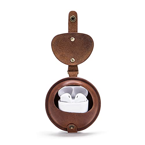 Hiram Echtleder-Kopfhörer-Etui, geeignet für Galaxy Buds Live, Tragbares Gehäuse mit hoher Kapazität Hiram Echtleder-Kopfhörer-Etui, geeignet für Galaxy Buds Live, Tragbares Gehäuse mit hoher Kapazität von Hiram