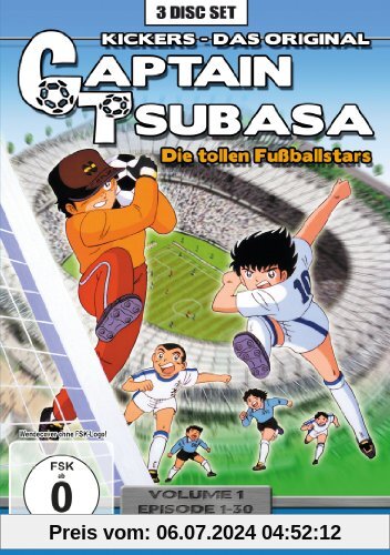 Captain Tsubasa: Die tollen Fußballstars - Volume 1, Folge 1-30 (DVD) von Hiroyoshi Mitsunobu