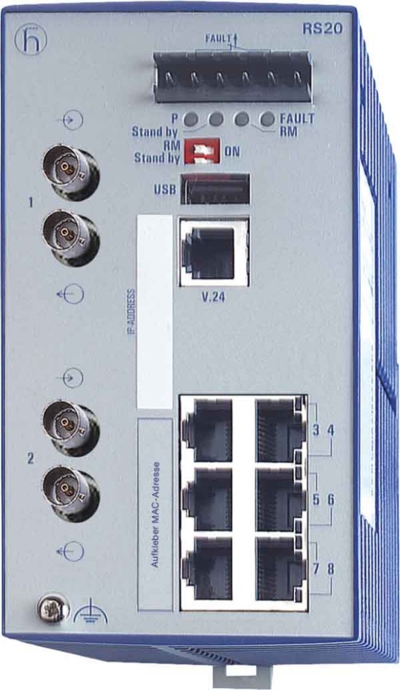 Hirschmann INET Ind.Ethernet Switch RS20-0800M4M4SDAE 943434017 Hirschmann INET Ind.Ethernet Switch RS20-0800M4M4SDAE 943434017 von Hirschmann INET