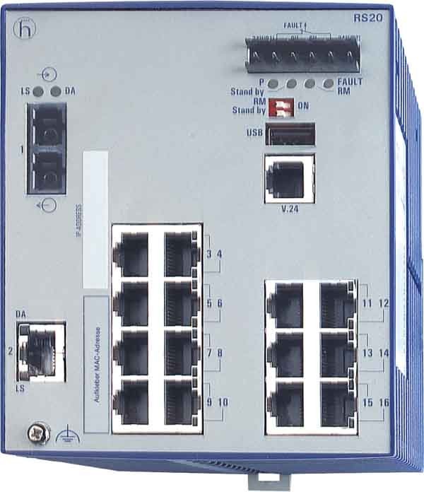 Hirschmann INET Ind.Ethernet Switch RS20-1600M2T1SDAP 943434026 Hirschmann INET Ind.Ethernet Switch RS20-1600M2T1SDAP 943434026 von Hirschmann INET