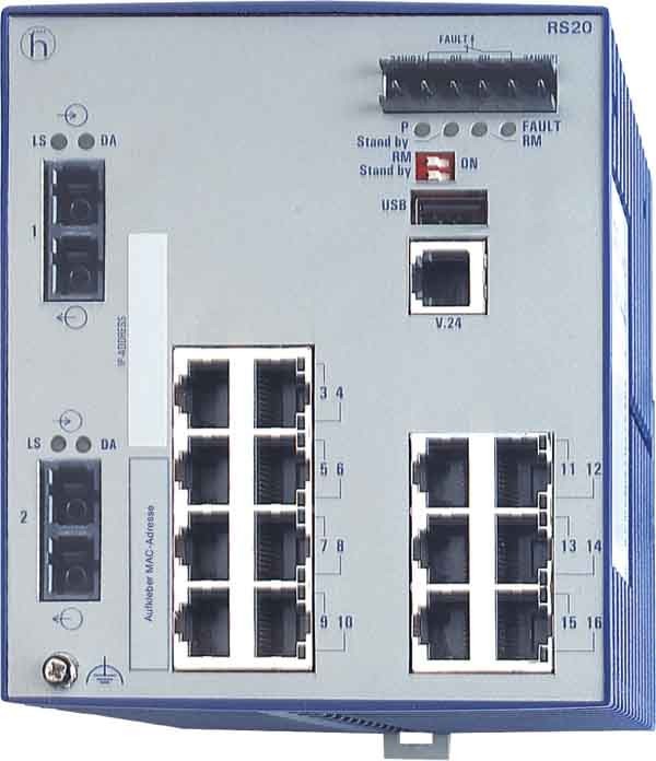 Hirschmann INET Ind.Ethernet Switch RS20-1600S2S2SDAE 943434027 Hirschmann INET Ind.Ethernet Switch RS20-1600S2S2SDAE 943434027 von Hirschmann INET