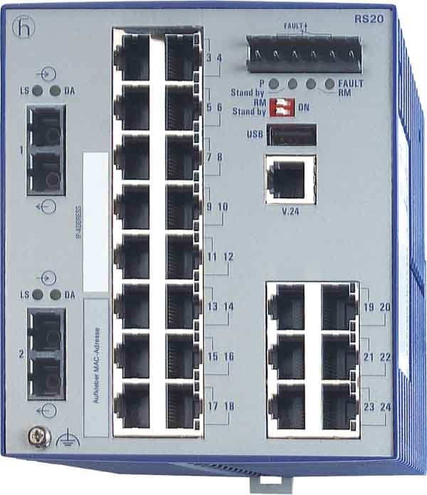 Hirschmann INET Ind.Ethernet Switch RS20-2400M2M2SDAP 943434044 Hirschmann INET Ind.Ethernet Switch RS20-2400M2M2SDAP 943434044 von Hirschmann INET
