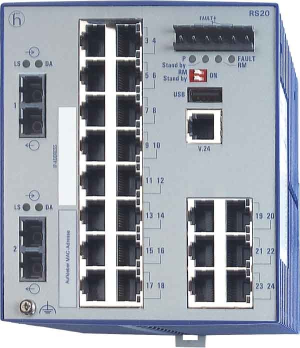 Hirschmann INET Ind.Ethernet Switch RS20-2400S2S2SDAE 943434045 Hirschmann INET Ind.Ethernet Switch RS20-2400S2S2SDAE 943434045 von Hirschmann INET