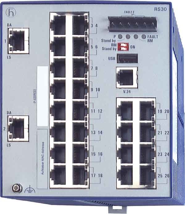 Hirschmann INET Ind.Ethernet Switch RS30-2402T1T1SDAP 943434038 Hirschmann INET Ind.Ethernet Switch RS30-2402T1T1SDAP 943434038 von Hirschmann INET