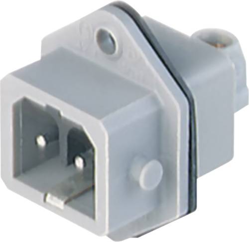 Hirschmann 932 048-106-200 Netz-Steckverbinder STASEI Stecker, Einbau vertikal Gesamtpolzahl: 2 + PE von Hirschmann