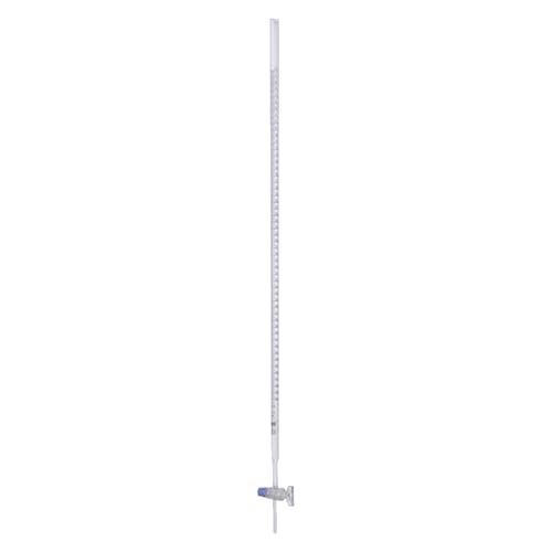 Hirschmann Duran Bürette, Gerader Glashahn, Klasse AS, Schwarz Graduiert, 50 ml Kapazität, 0,1 ml Teilung, 0,05 ml Toleranz, 500 mm Skalenlänge, 2 Stück Hirschmann Duran Bürette, Gerader Glashahn, Klasse AS, Schwarz Graduiert, 50 ml Kapazität, 0,1 ml Teilung, 0,05 ml Toleranz, 500 mm Skalenlänge, 2 Stück von Hirschmann