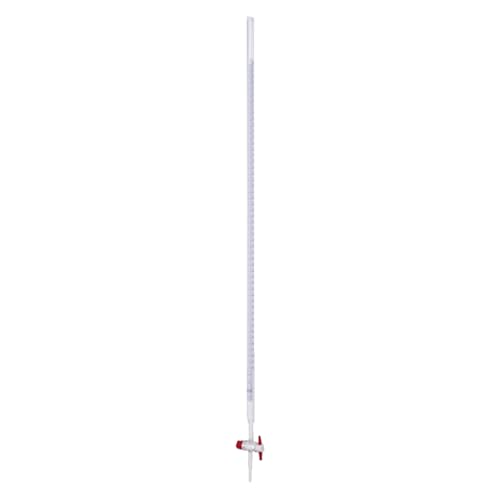 Hirschmann Duran Bürette, Gerader Glashahn mit PTFE-Küken, Schellbach, Klasse AS, Blau Graduiert, 10 ml Kapazität, 0,02 ml Teilung, 0,02 ml Toleranz, 500 mm Skalenlänge, 2 Stück Hirschmann Duran Bürette, Gerader Glashahn mit PTFE-Küken, Schellbach, Klasse AS, Blau Graduiert, 10 ml Kapazität, 0,02 ml Teilung, 0,02 ml Toleranz, 500 mm Skalenlänge, 2 Stück von Hirschmann