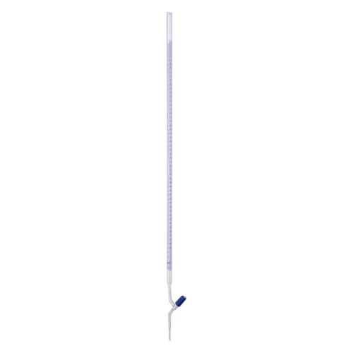 Hirschmann Duran Bürette, Gerader Ventilhahn, Schellbach, Klasse B, Blau Graduiert, 50 ml Kapazität, 0,1 ml Teilung, 0,05 ml Toleranz, 500 mm Skalenlänge, 2 Stück Hirschmann Duran Bürette, Gerader Ventilhahn, Schellbach, Klasse B, Blau Graduiert, 50 ml Kapazität, 0,1 ml Teilung, 0,05 ml Toleranz, 500 mm Skalenlänge, 2 Stück von Hirschmann