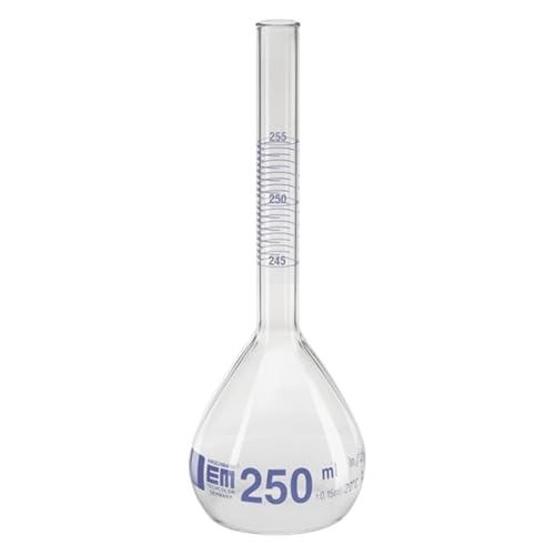 Hirschmann Duran Messkolben ohne Schliff, Fertigpackungsverordnung, Klasse A, Blau Graduiert, 690 – 710 mm Skala, 700 ml Kapazität, 1 ml Toleranz, 290 mm Höhe Hirschmann Duran Messkolben ohne Schliff, Fertigpackungsverordnung, Klasse A, Blau Graduiert, 690 – 710 mm Skala, 700 ml Kapazität, 1 ml Toleranz, 290 mm Höhe von Hirschmann