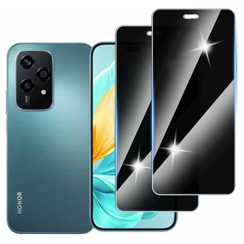 Hirshen [2 Stück] Sichtschutzfolie für Honor 200 Lite Panzer Schutz Glas, Anti-Spähen Privatsphäre Schutzfolie, 9H Härte, Anti-Kratzer, Bläschenfrei,Anti-Spy von Hirshen
