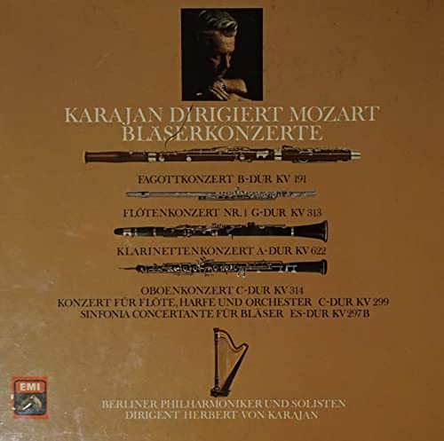 Karajan dirigiert Mozart: Bläserkonzerte [Vinyl Schallplatte] [3 LP Box-Set] von His Master's Voice (EMI)