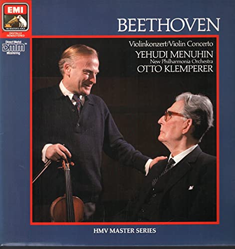 Ludwig van Beethoven: Violinkonzert in D-dur op. 61 [Vinyl LP] [Schallplatte] von His Master's Voice