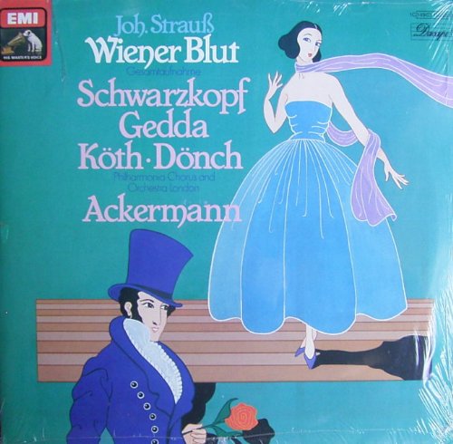 Strauss: Wiener Blut (Gesamtaufnahme: London 1954) [Vinyl Schallplatte] [Doppel-LP] von His Master's Voice