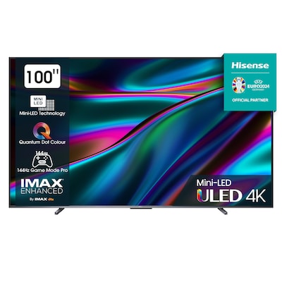 Hisense 100U7KQ 254cm 100" UHD Mini LED Smart TV Fernseher von Hisense