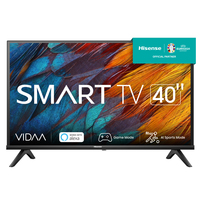 Hisense 40A4K Fernseher 101,6 cm (40) Full HD Smart-TV WLAN Schwarz 200 cd/m² von Hisense Gorenje Germany GmbH