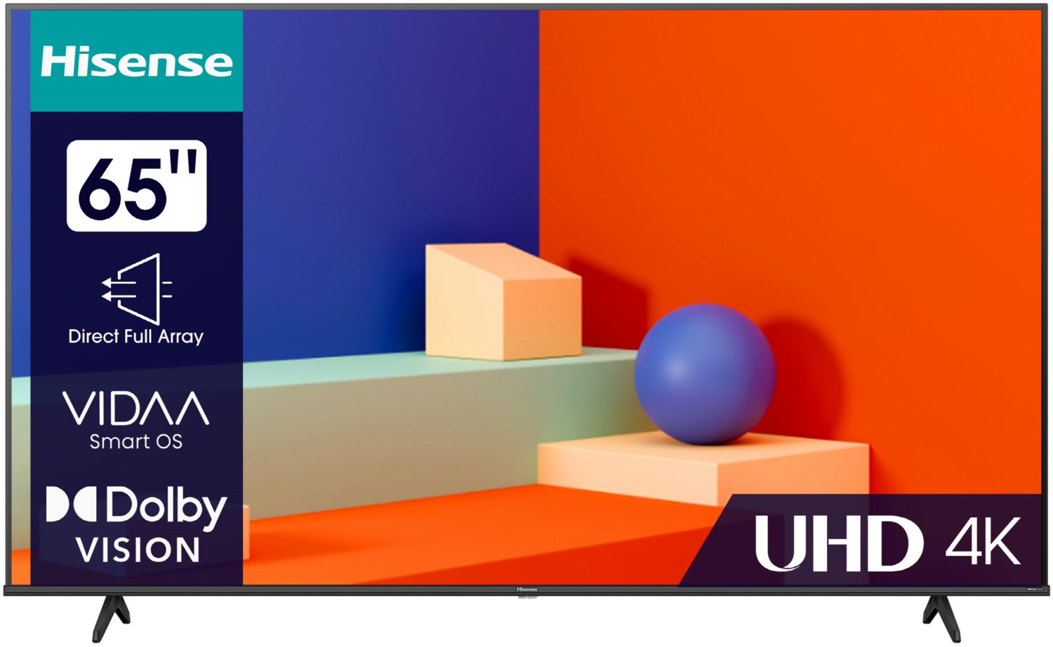 65A6K 164 cm (65") LCD-TV mit Full Array LED-Technik / F von Hisense