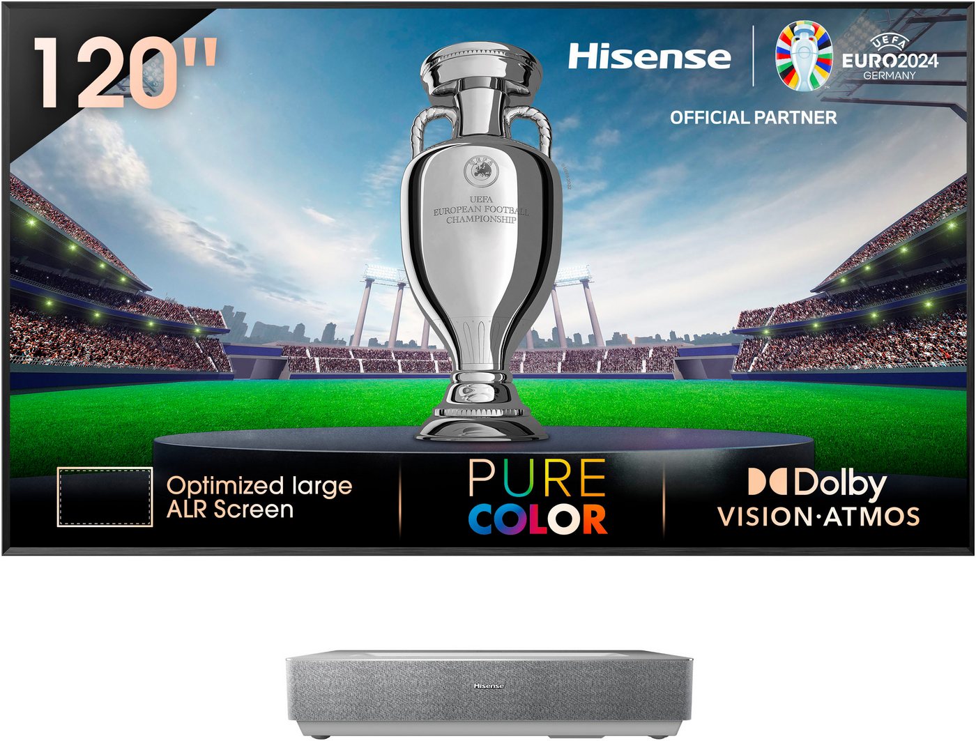 Hisense 120L5HA Laser-TV (2700 lm, 3840 x 2160 px) von Hisense