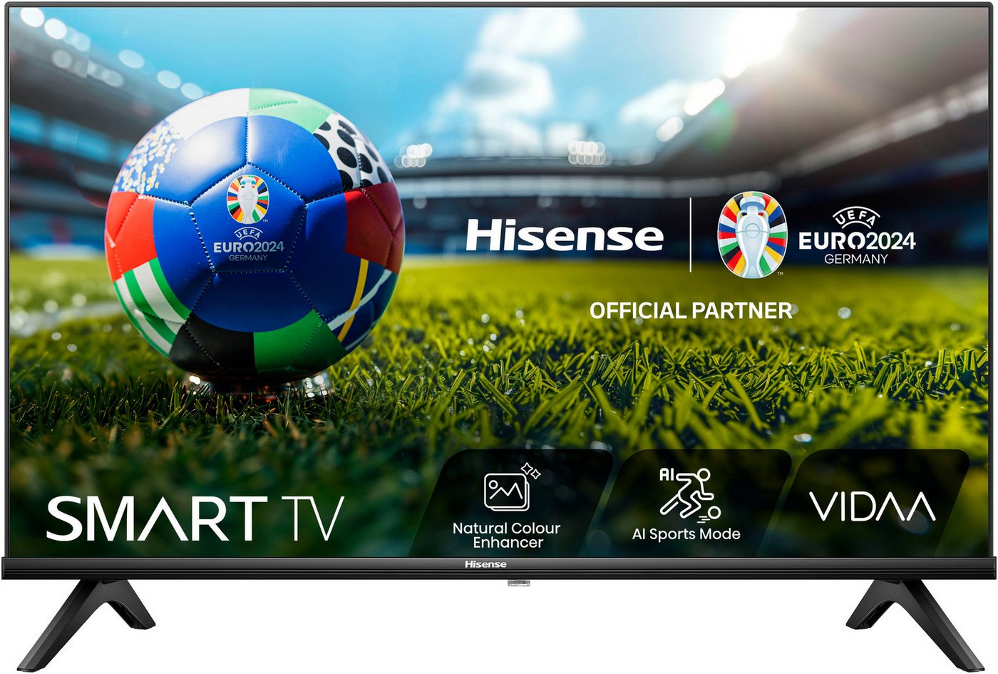 Hisense 32E41KT LED-Fernseher (80 cm/32 Zoll, HD, Smart-TV,Triple Tuner DVB-T2 / T/C / S2 / S) von Hisense