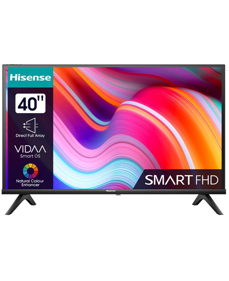 Hisense 40A4K LED-Fernseher (101,00 cm/40 Zoll, Full HD, Smart TV VIDAA U6, Full HD, Dolby Audio, Smart TV VIDAA U6, Game Mode) von Hisense