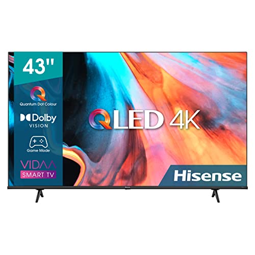 Hisense 43E7HQ Hisense QLED Smart-TV 109cm (43 Zoll) Fernseher (4K, HDR10, HDR10+ decoding, HLG, Dolby Vision, DTS Virtual, 60Hz Panel, Bluetooth, Alexa Built-in, VIDAA Voice) von Hisense