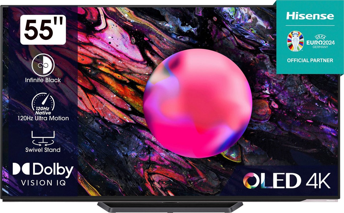 Hisense 55A85K OLED-Fernseher (139 cm/55 Zoll, 4K Ultra HD, Smart-TV) von Hisense