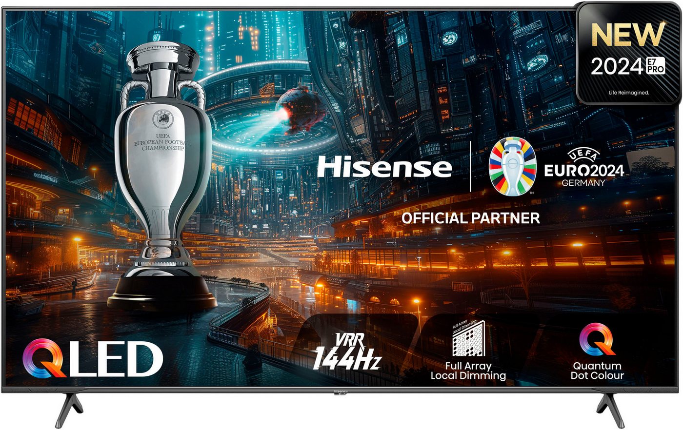 Hisense 55E77NQ PRO QLED-Fernseher (139 cm/55 Zoll, 4K Ultra HD, Smart-TV) von Hisense