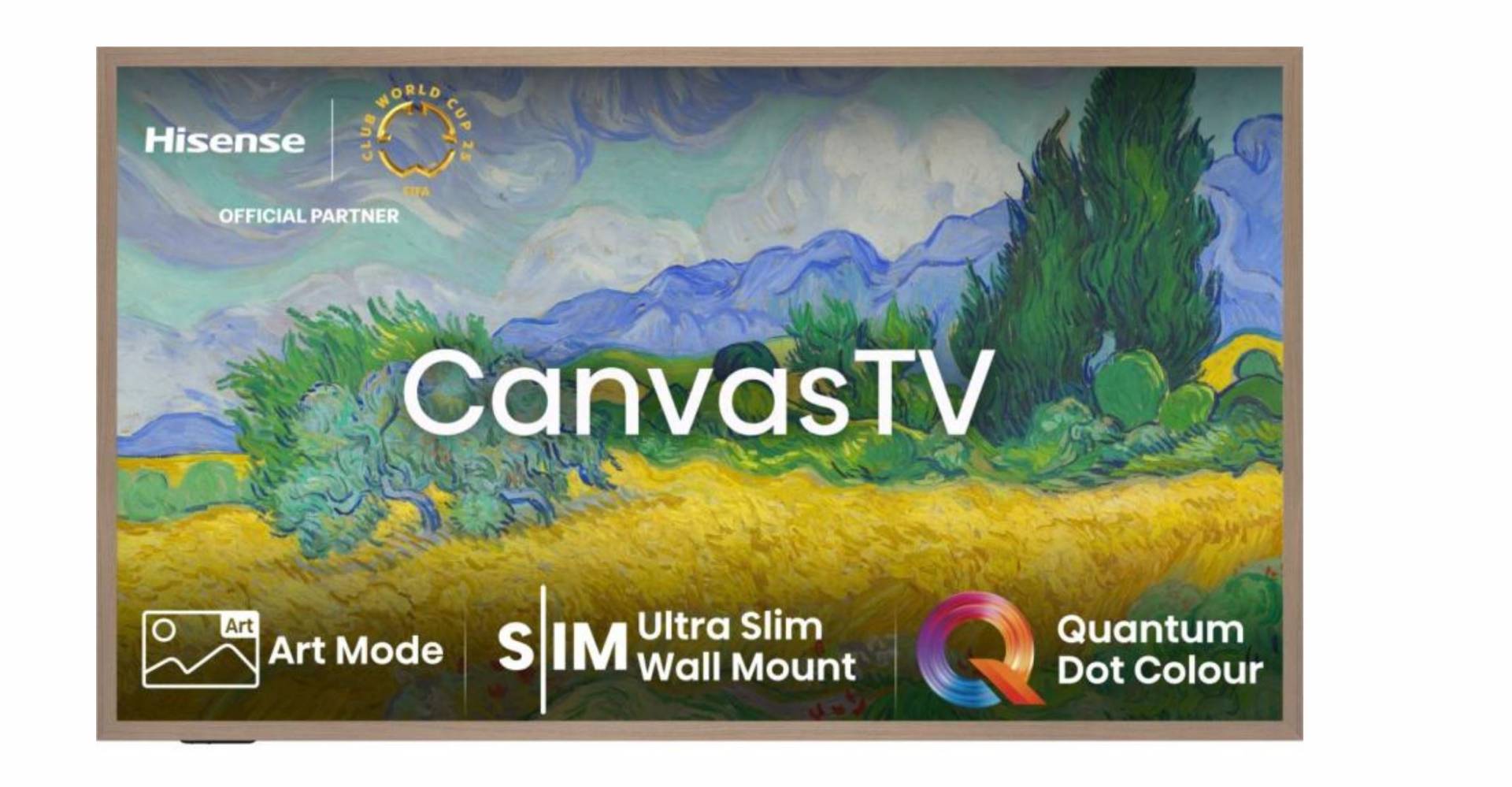 Hisense 55S7NQ sw LED-TV QLED UHD CANVAS Multituner BT Smart Frameless (55S7NQ) von Hisense