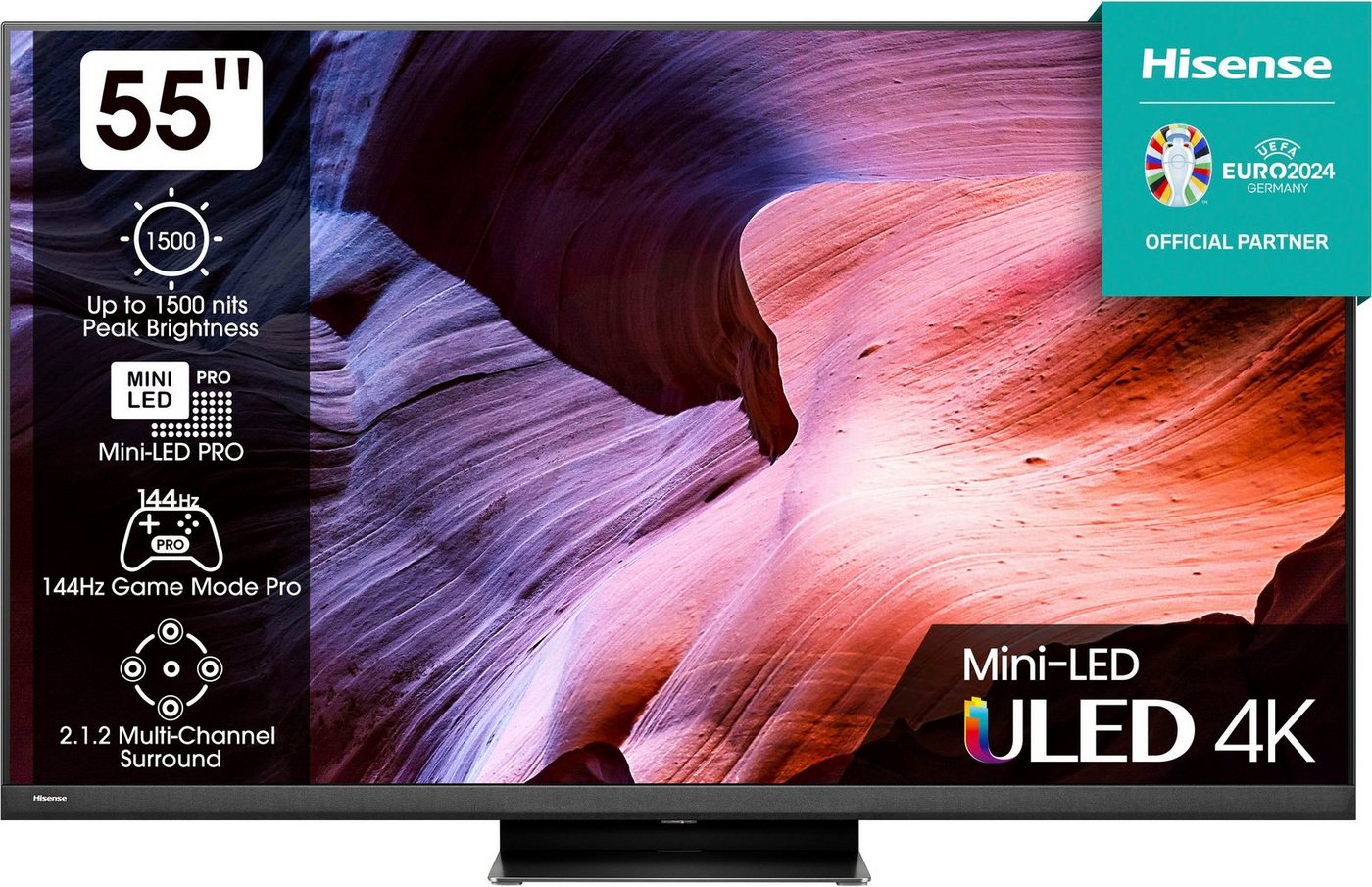 Hisense 55U8KQ Mini-LED-Fernseher (139 cm/55 Zoll, 4K Ultra HD, Smart-TV) von Hisense