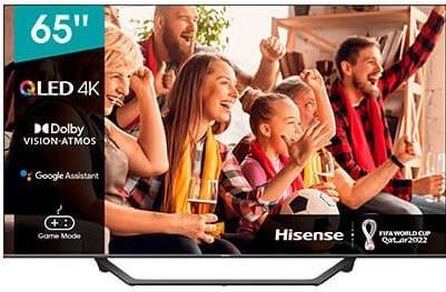 Hisense 65A7GQ Fernseher 165,1 cm (65 ) 4K Ultra HD Smart-TV WLAN Schwarz [Energieklasse G] (65A7GQ) von Hisense