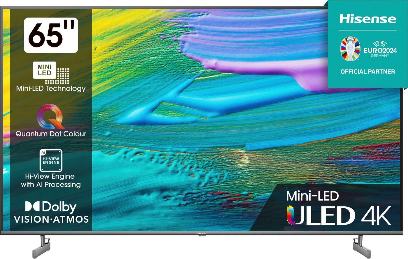 Hisense 65U6KQ Mini-LED-Fernseher (164 cm/65 Zoll, 4K Ultra HD, Smart-TV) von Hisense