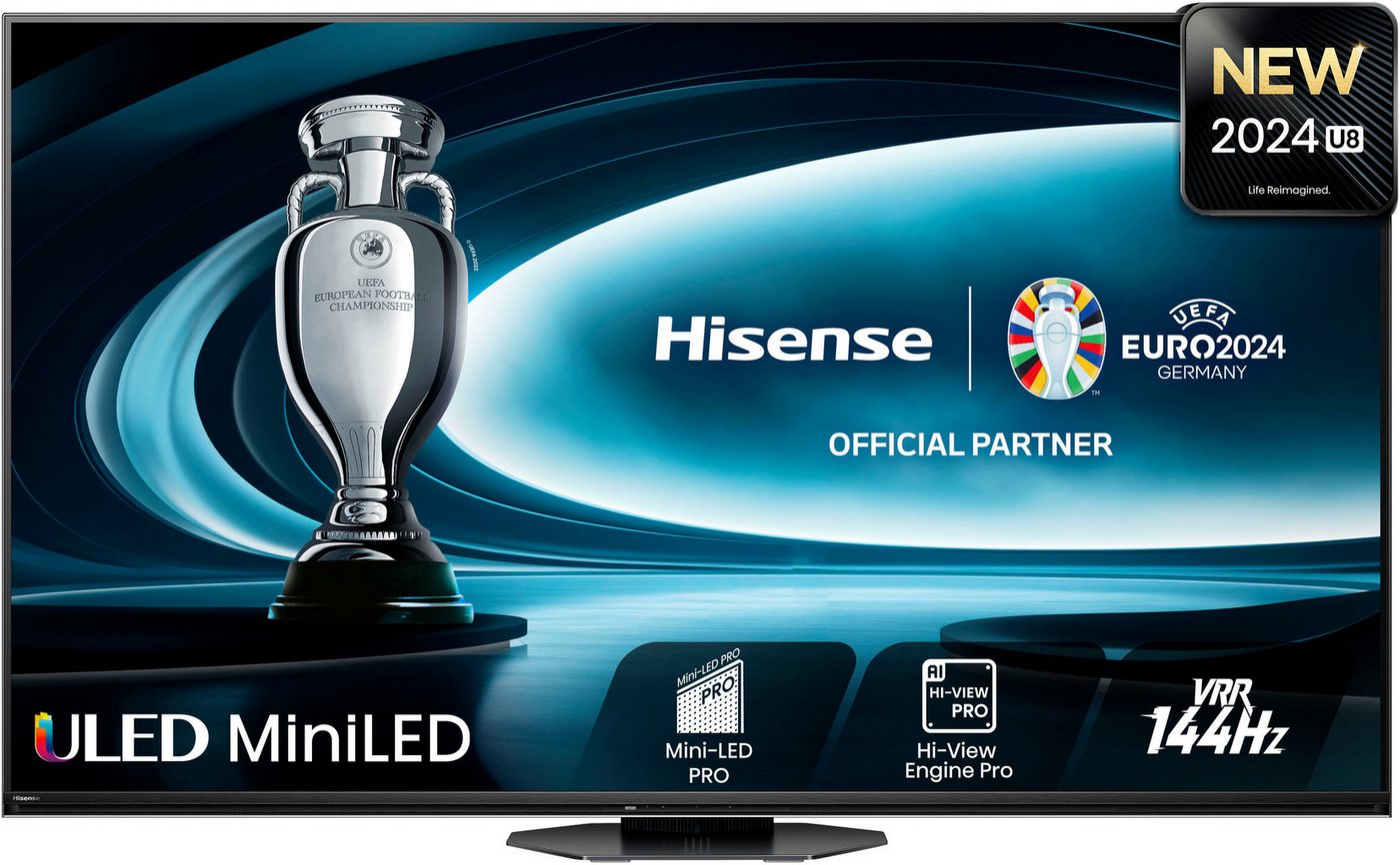 Hisense 75U8NQ Mini-LED-Fernseher (189 cm/75 Zoll, 4K Ultra HD, Smart-TV, 4KUHD, ULED, Mini LED) von Hisense